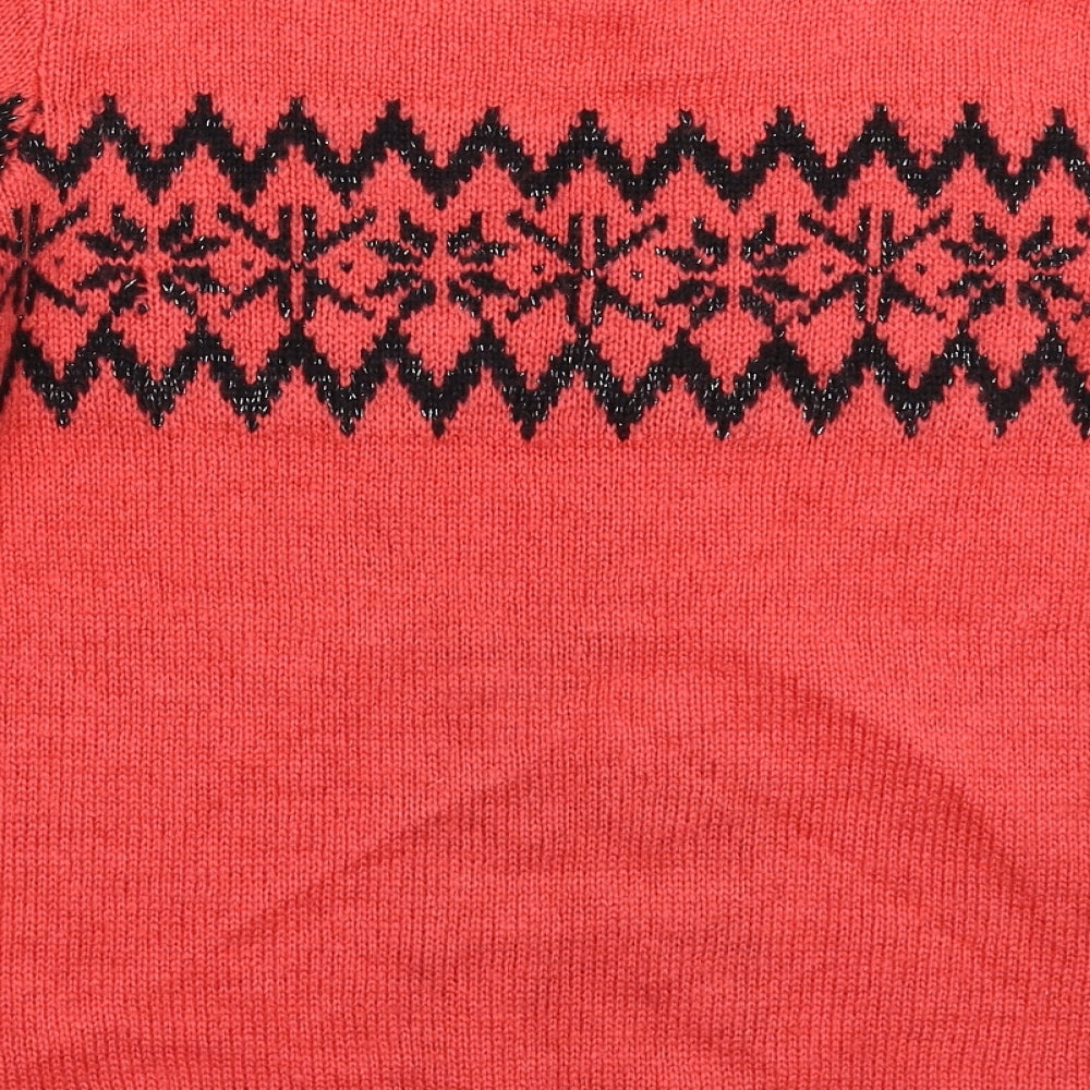 NEXT Womens Pink  Knit Pullover Jumper Size 14