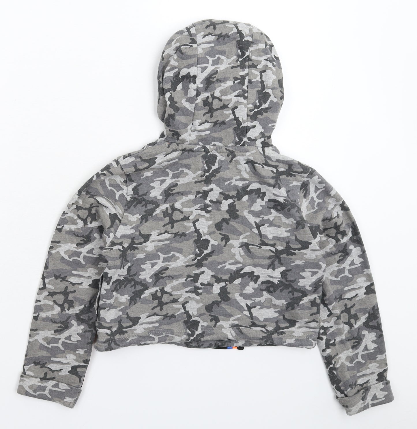 Marks and Spencer Girls Multicoloured Camouflage  Cape Hoodie Size 9-10 Years