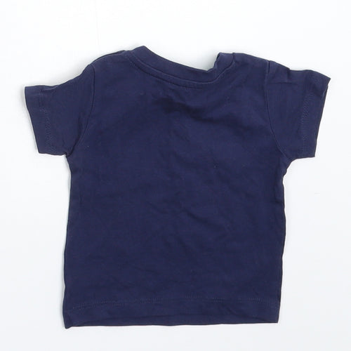 Matalan Baby Blue   Basic T-Shirt Size 0-3 Months