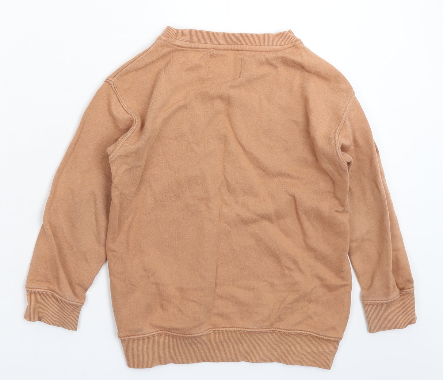 Zara Boys Beige   Pullover Sweatshirt Size 6 Years