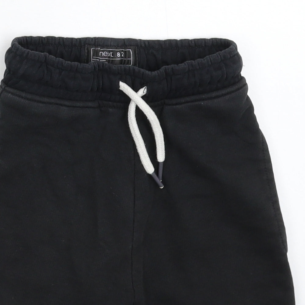 NEXT Boys Black   Sweat Shorts Size 6 Years