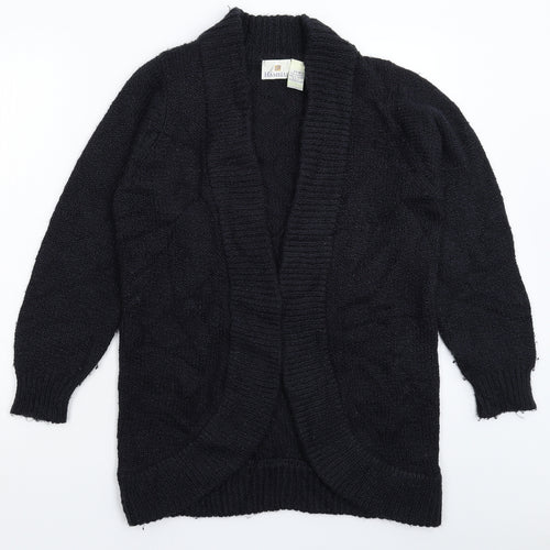 Hamells Womens Black  Knit Cardigan Jumper Size M