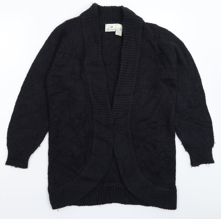 Hamells Womens Black Knit Cardigan Jumper Size M