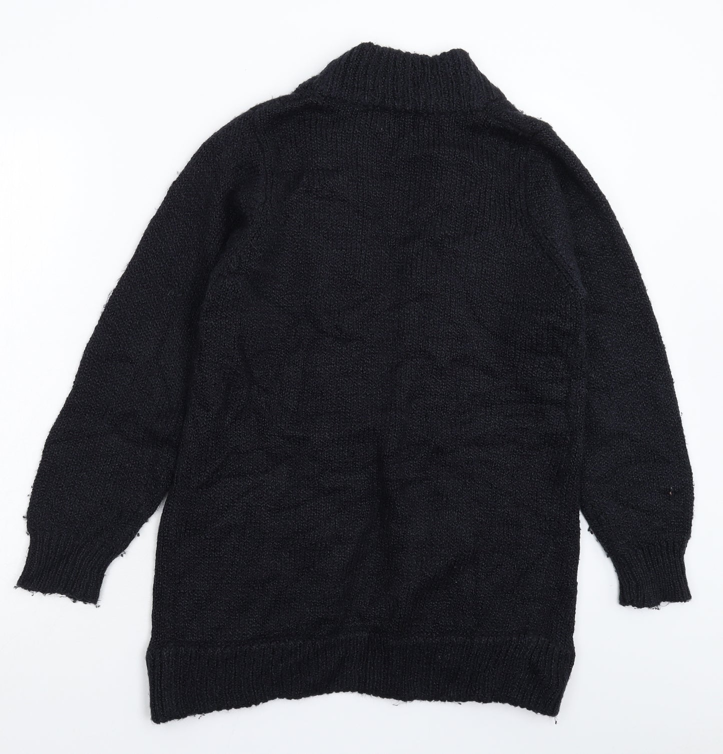 Hamells Womens Black  Knit Cardigan Jumper Size M
