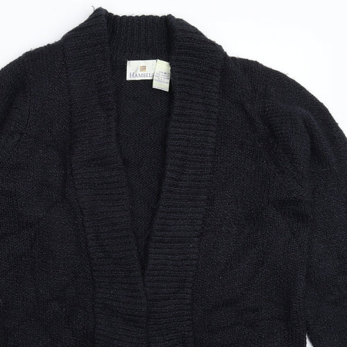Hamells Womens Black  Knit Cardigan Jumper Size M