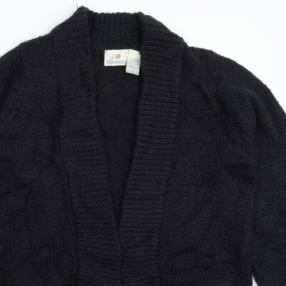 Hamells Womens Black  Knit Cardigan Jumper Size M