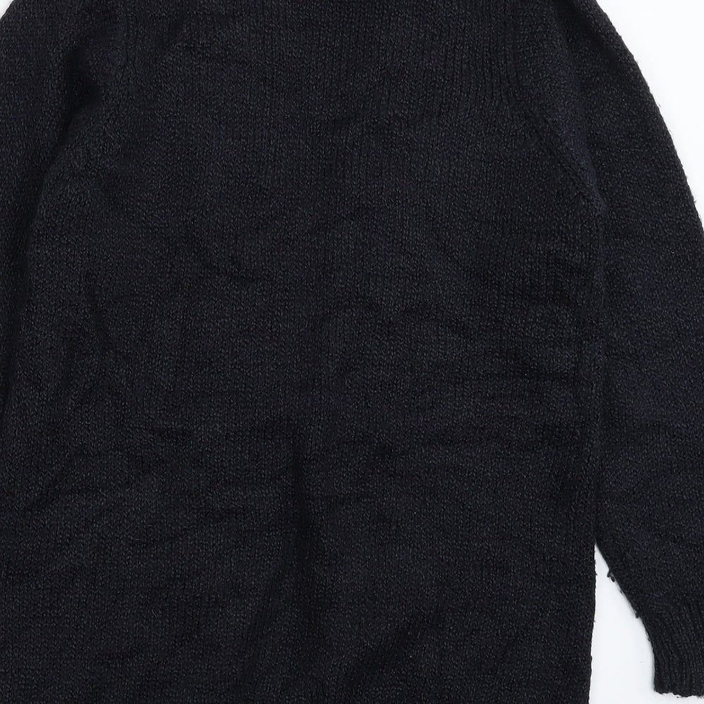 Hamells Womens Black  Knit Cardigan Jumper Size M