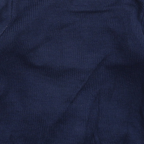 George Boys Blue  Knit Pullover Jumper Size 4-5 Years  - Christmas