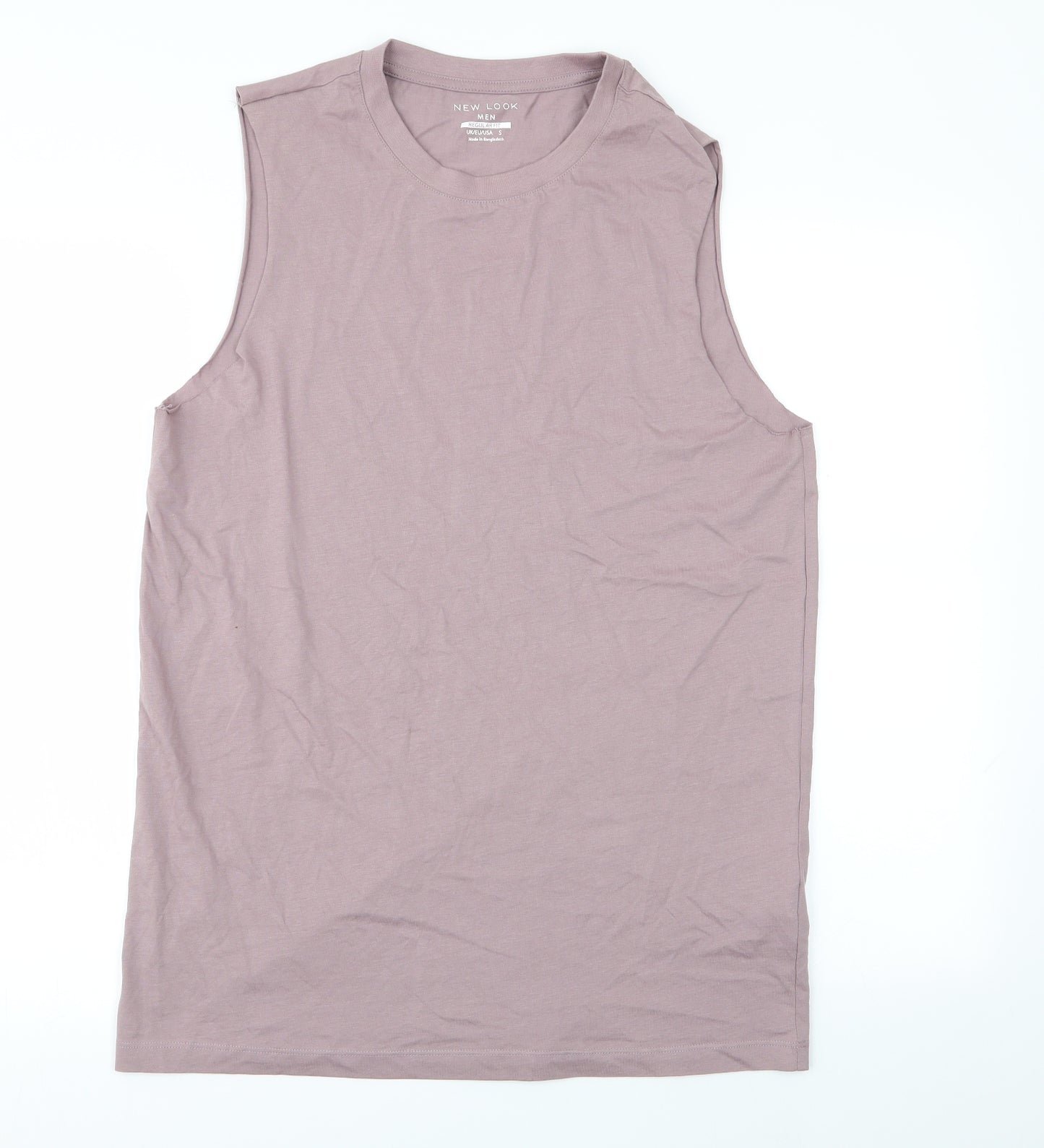 NEXT Mens Pink    T-Shirt Size S  - tank top