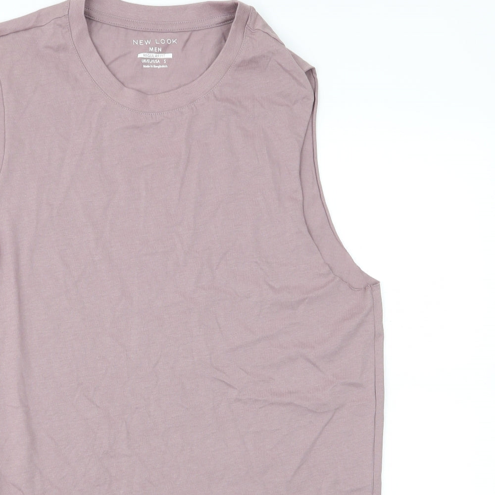 NEXT Mens Pink    T-Shirt Size S  - tank top