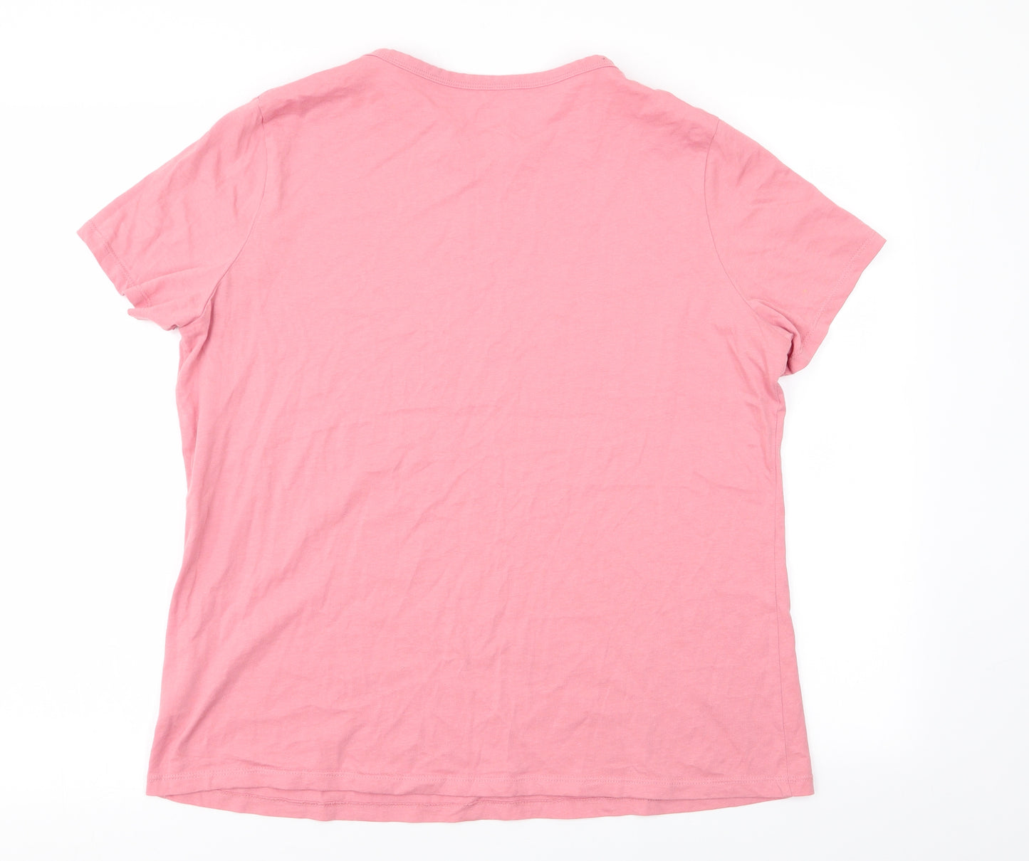 F&F Womens Pink   Basic T-Shirt Size 16