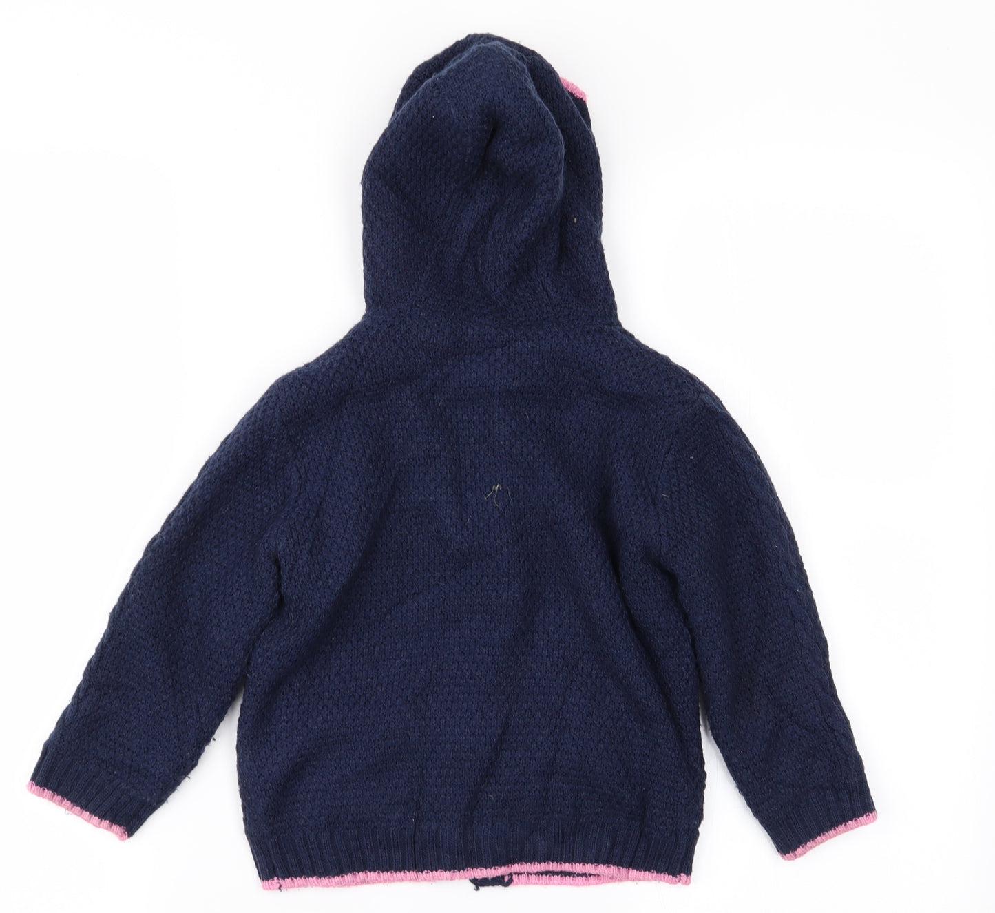 Asda George Girls Blue   Cardigan Jumper Size 3-4 Years
