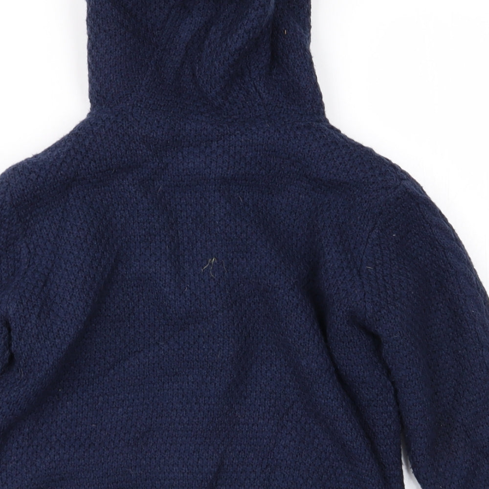 Asda George Girls Blue   Cardigan Jumper Size 3-4 Years