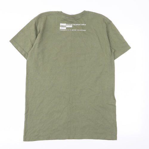 Fruit of the Loom Mens Green    T-Shirt Size S