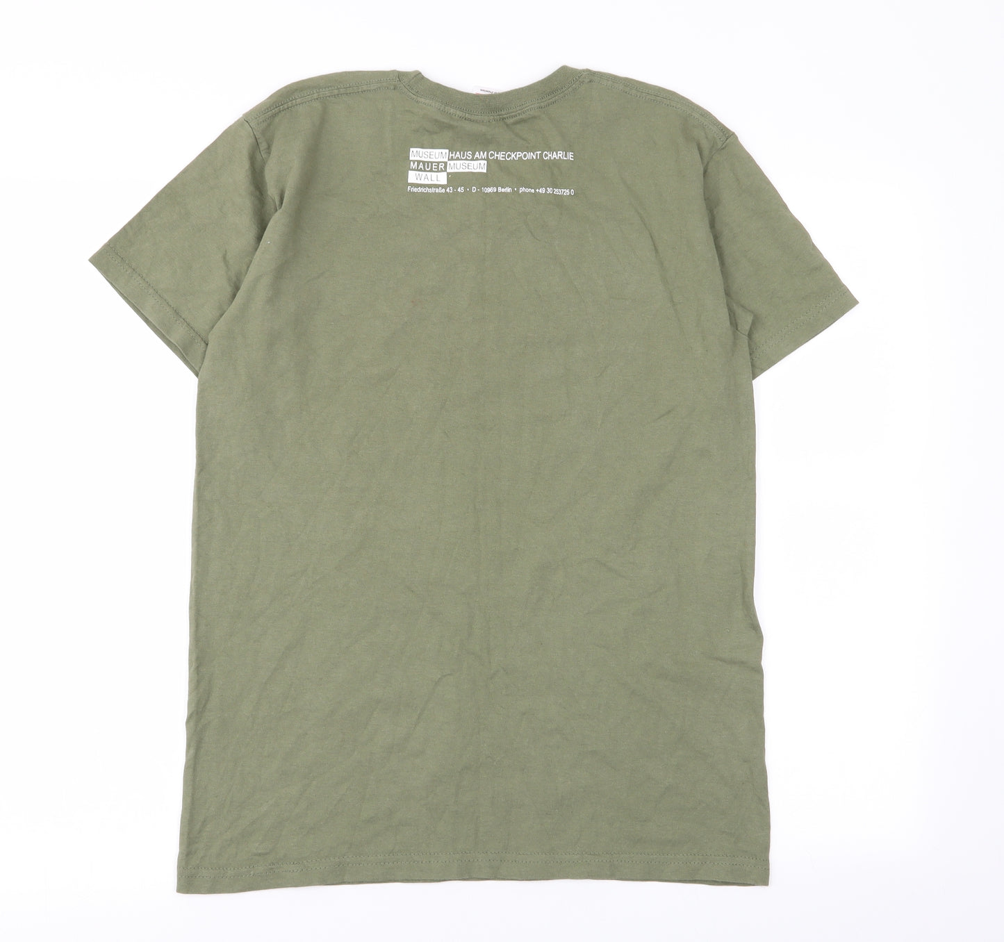 Fruit of the Loom Mens Green    T-Shirt Size S