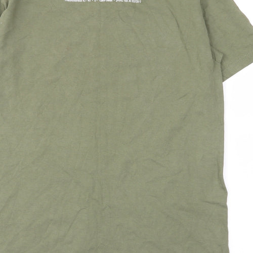 Fruit of the Loom Mens Green    T-Shirt Size S