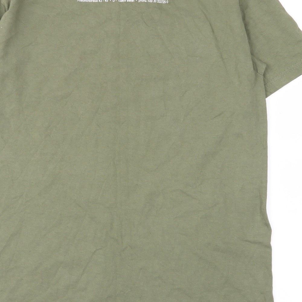 Fruit of the Loom Mens Green    T-Shirt Size S