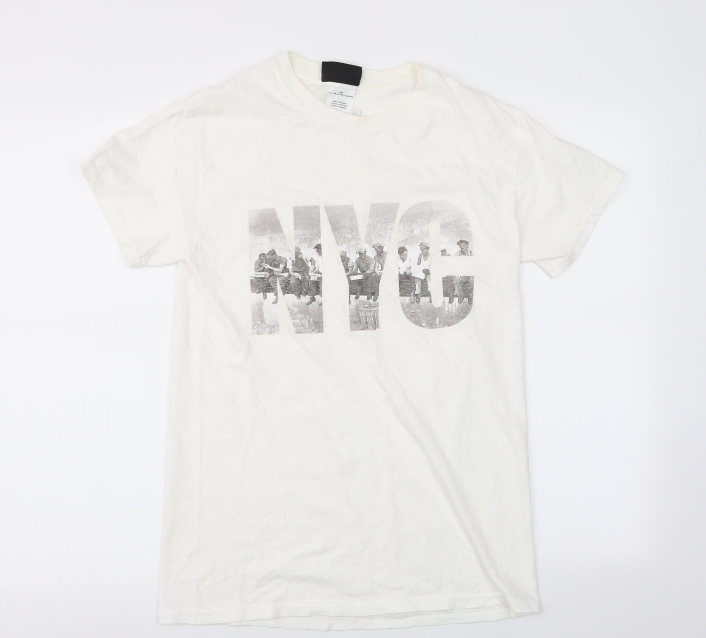 top of the rock Mens White    T-Shirt Size S
