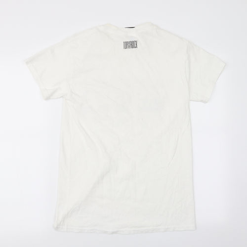 top of the rock Mens White    T-Shirt Size S