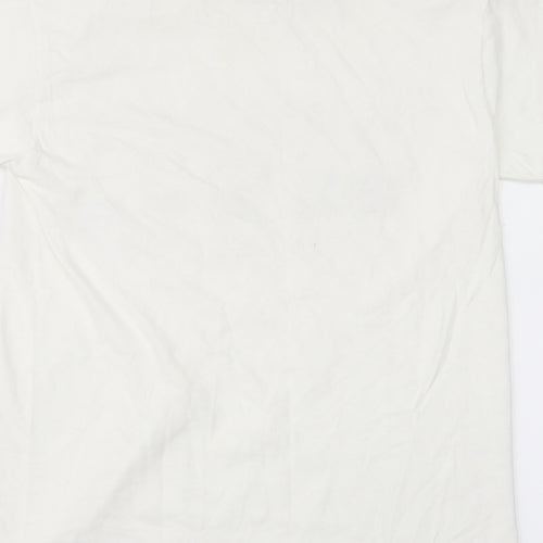 top of the rock Mens White    T-Shirt Size S