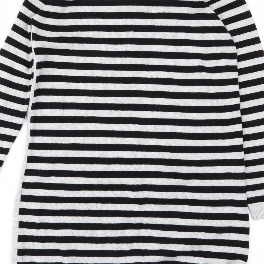 Asda George Girls Multicoloured Striped  Jumper Dress  Size 10-11 Years  - christmas