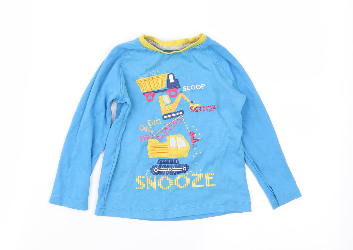 Mini Club Boys Blue Solid   Pyjama Top Size 2-3 Years
