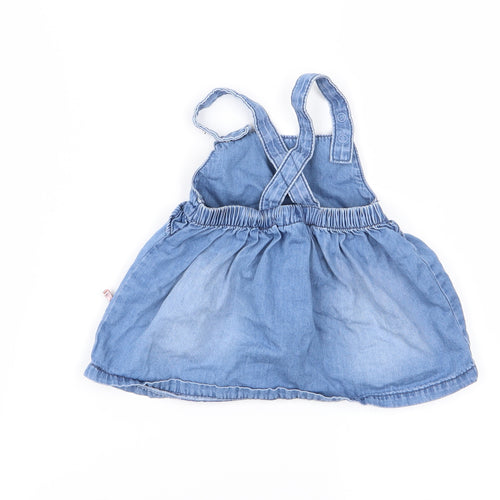 F&F Girls Blue   Fit & Flare  Size 3-6 Months