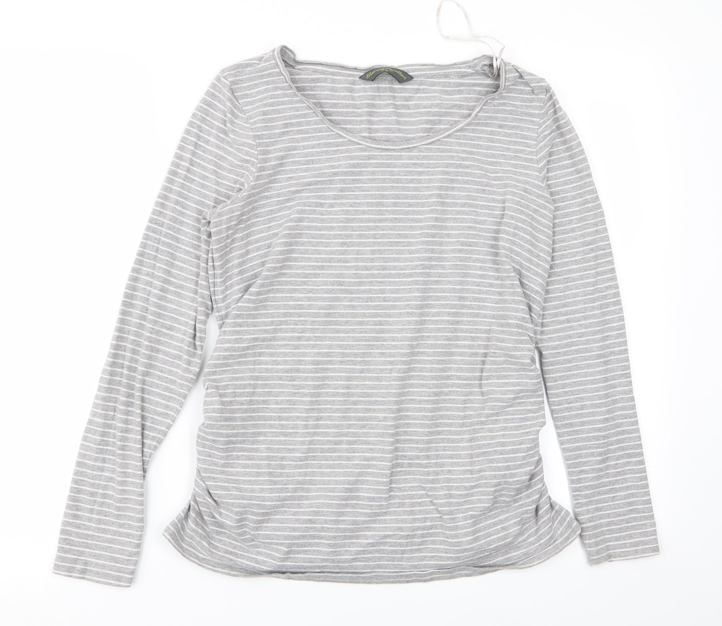 Blooming Marvellous Womens Multicoloured Striped  Basic T-Shirt Size M