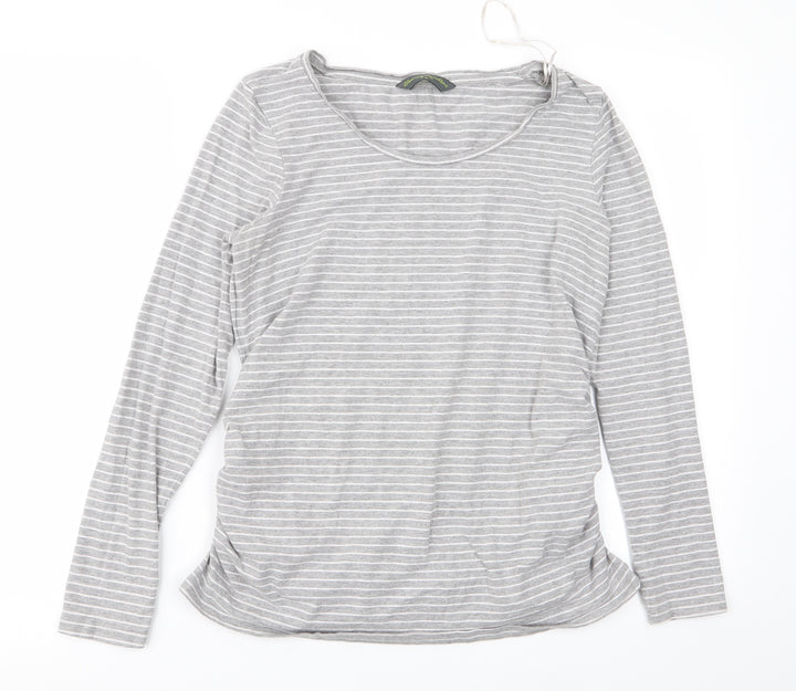 Blooming Marvellous Womens Multicoloured Striped  Basic T-Shirt Size M