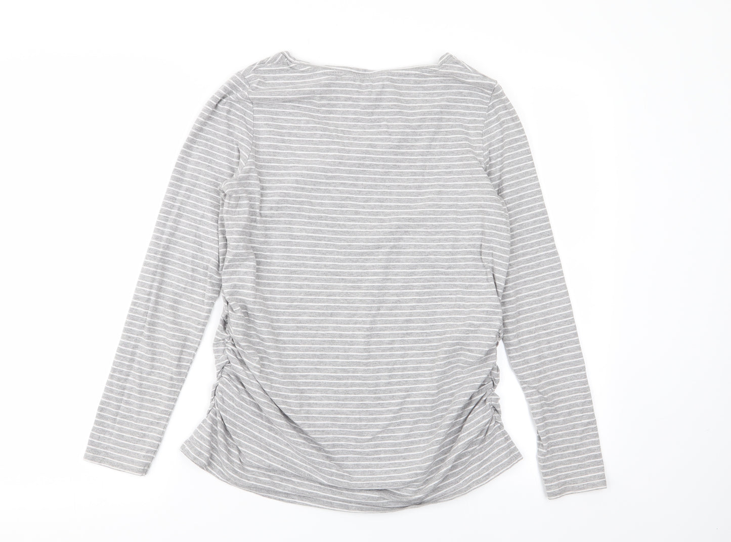 Blooming Marvellous Womens Multicoloured Striped  Basic T-Shirt Size M