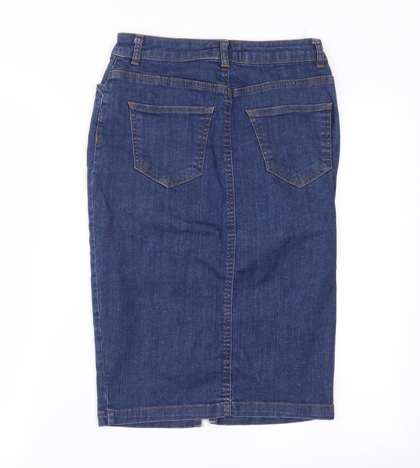 New Look Womens Blue   A-Line Skirt Size 8