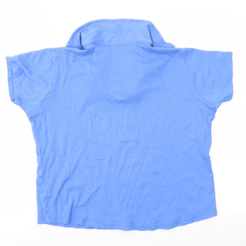 EWM Womens Blue   Basic Polo Size 14