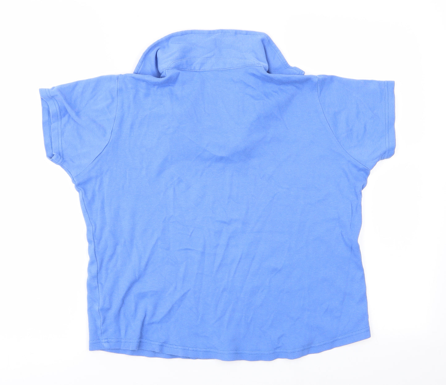 EWM Womens Blue   Basic Polo Size 14