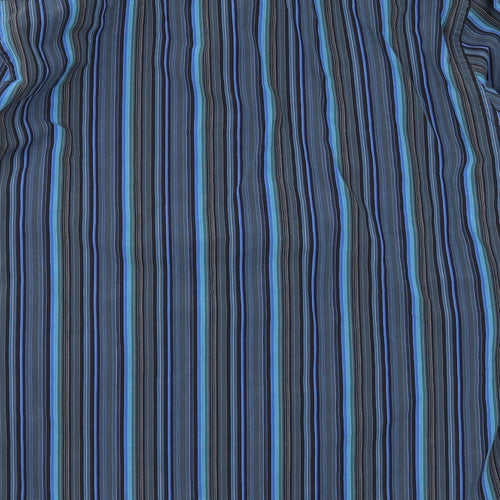 Linea Mens Multicoloured Striped   Button-Up Size 16.5