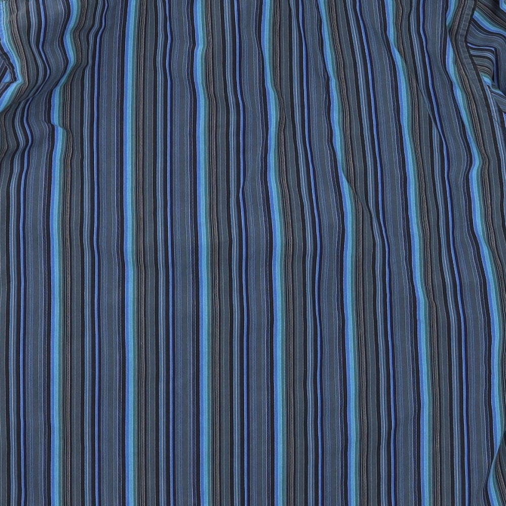 Linea Mens Multicoloured Striped   Button-Up Size 16.5