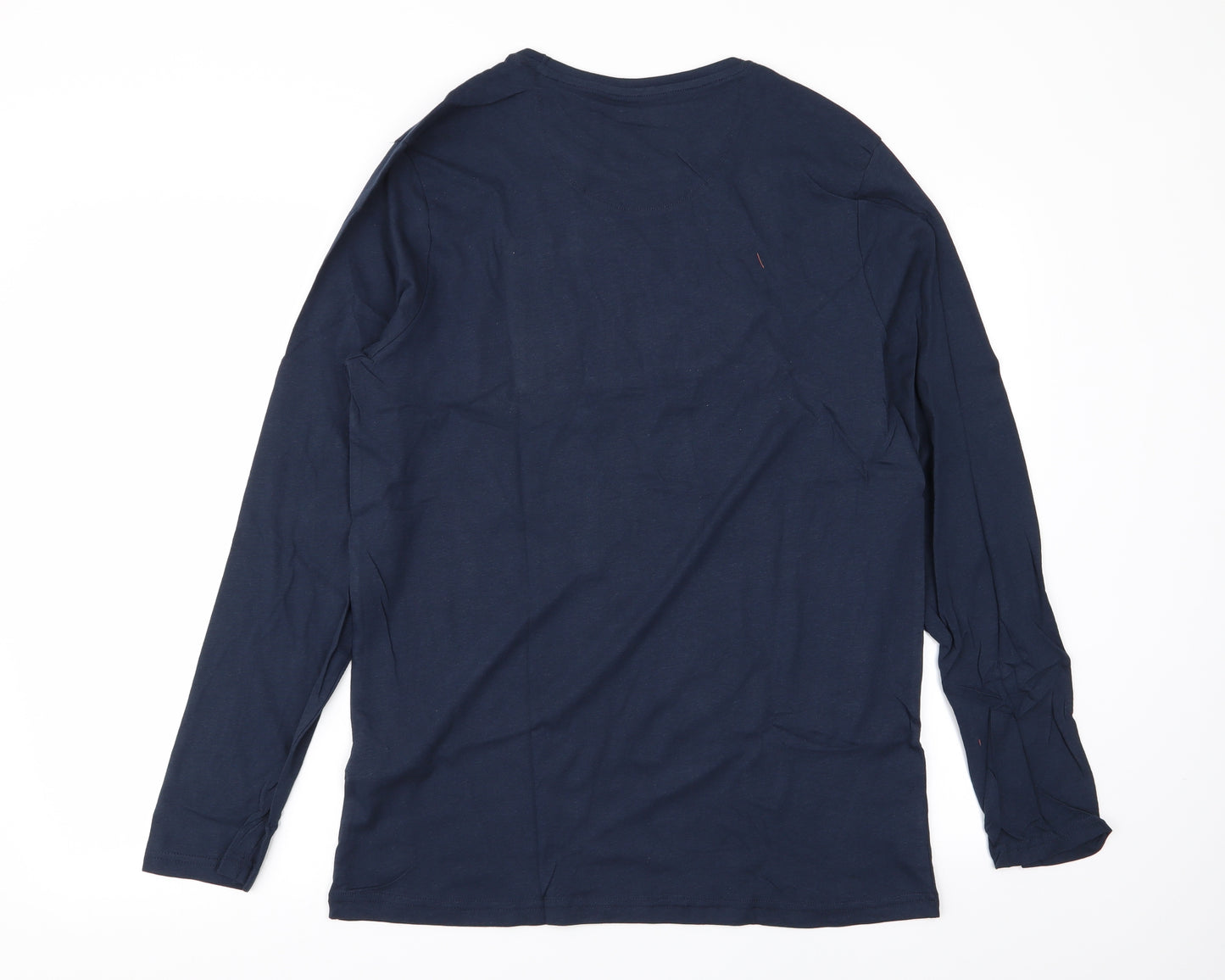 Livergy Mens Blue Solid   Pyjama Top Size M