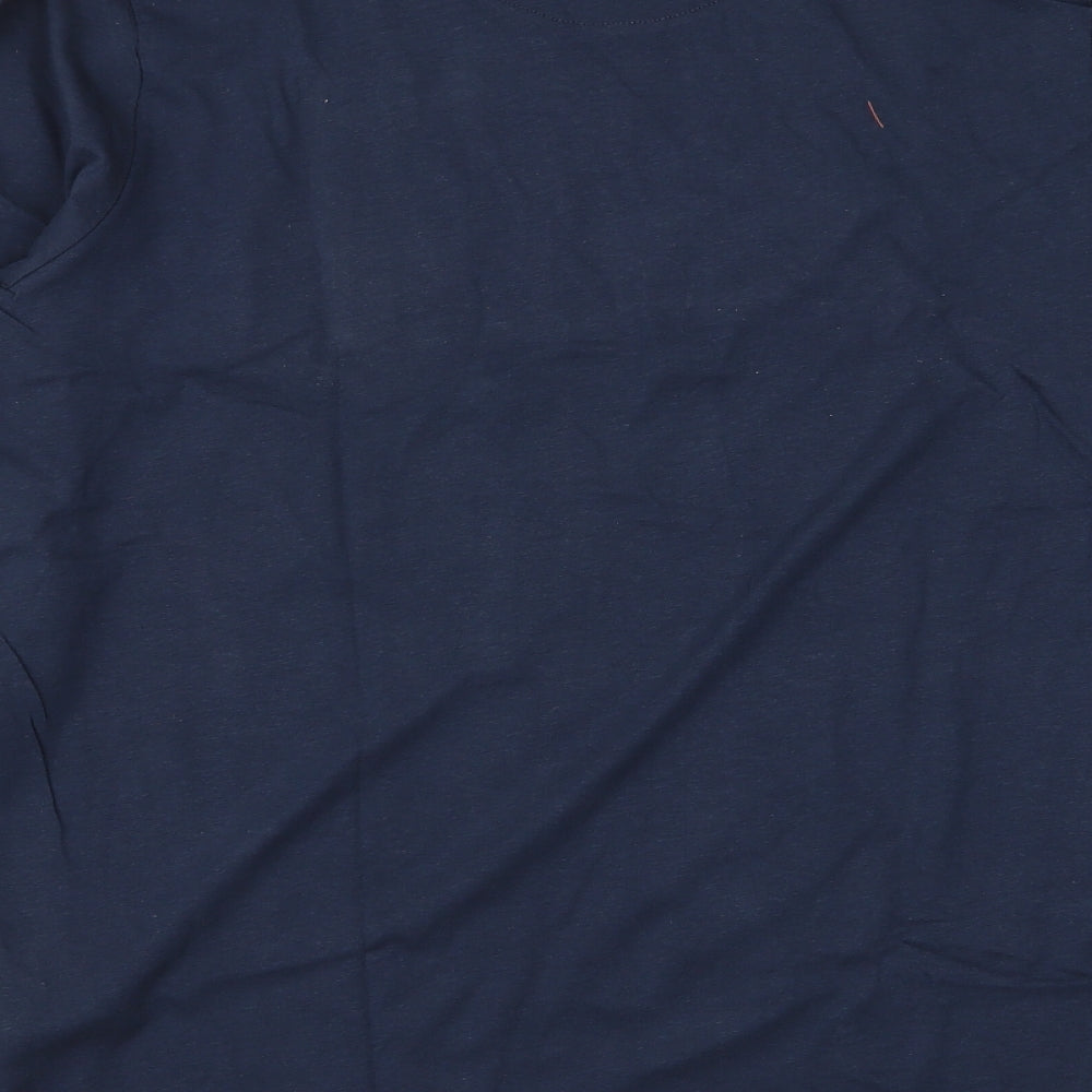 Livergy Mens Blue Solid   Pyjama Top Size M
