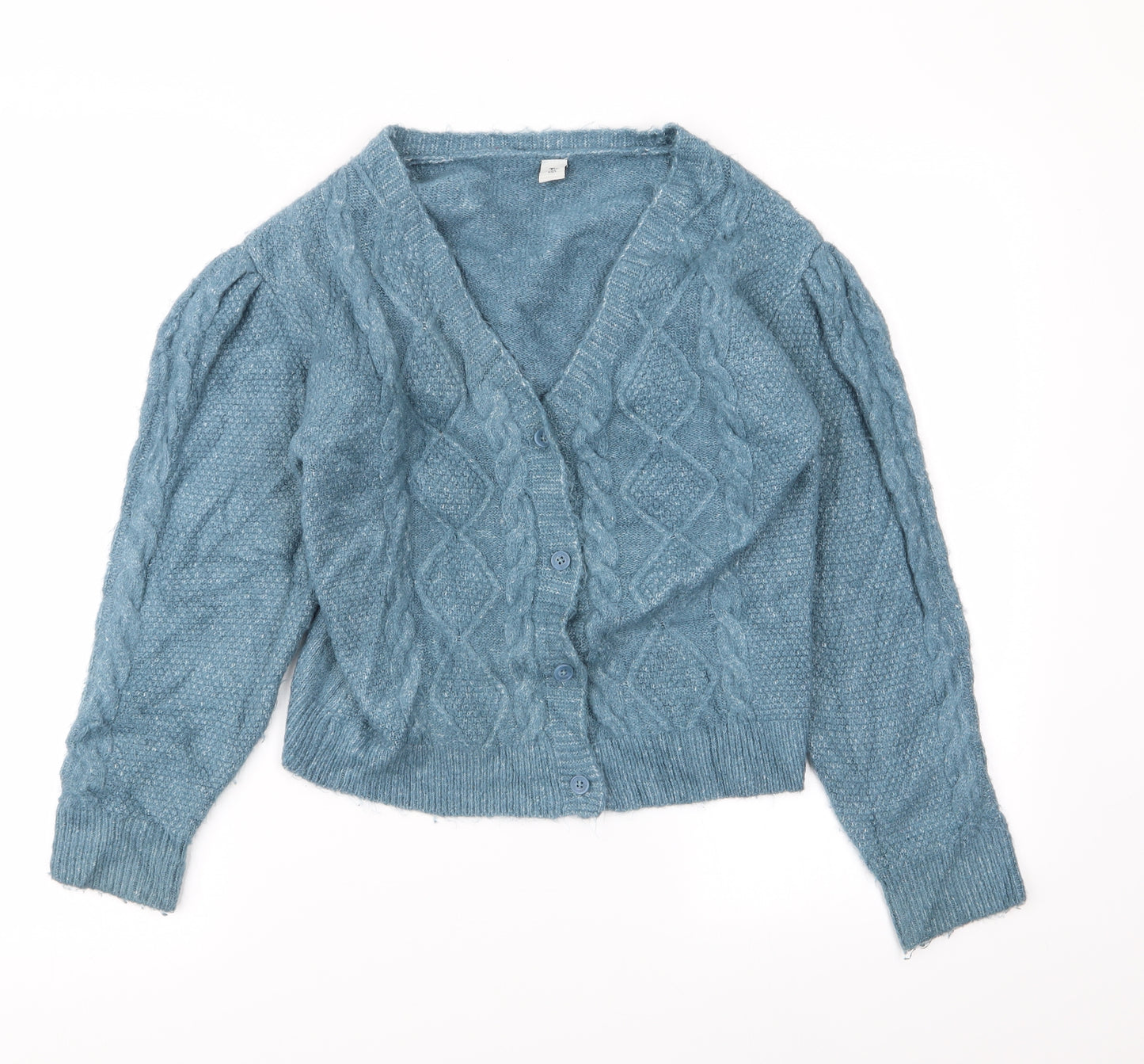 TU Girls Blue   Cardigan Jumper Size 10 Years
