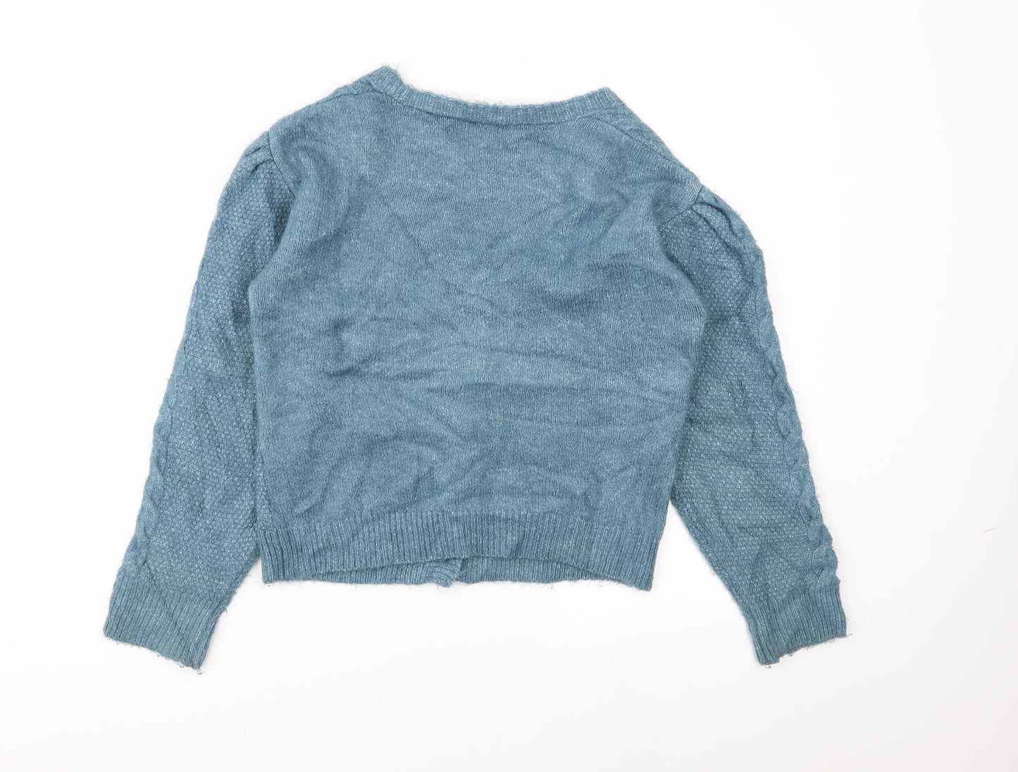 TU Girls Blue   Cardigan Jumper Size 10 Years