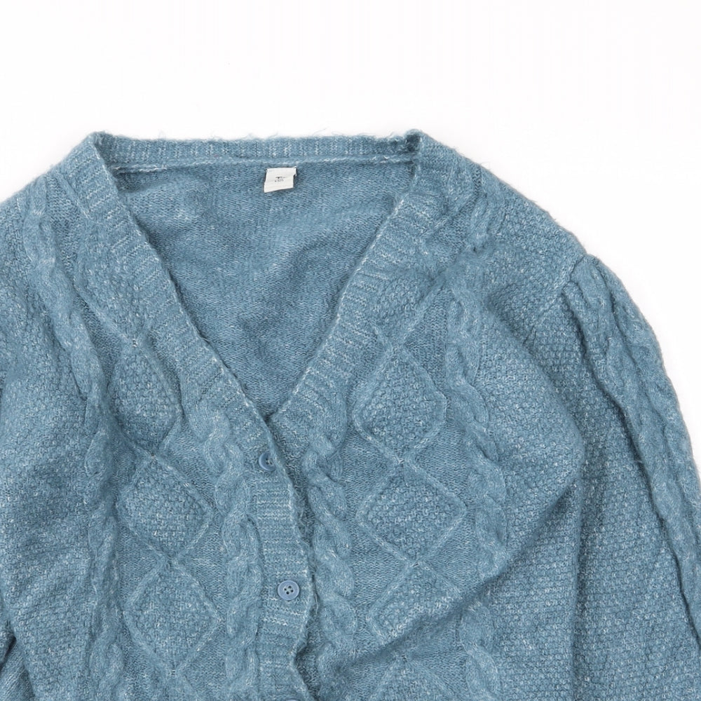 TU Girls Blue   Cardigan Jumper Size 10 Years