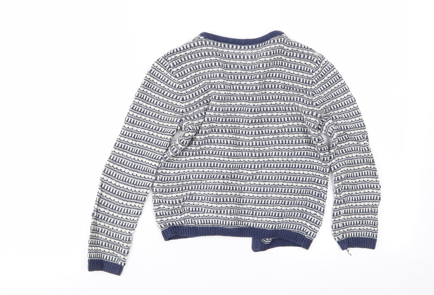 Matalan Girls Multicoloured Geometric  Cardigan Jumper Size 4-5 Years