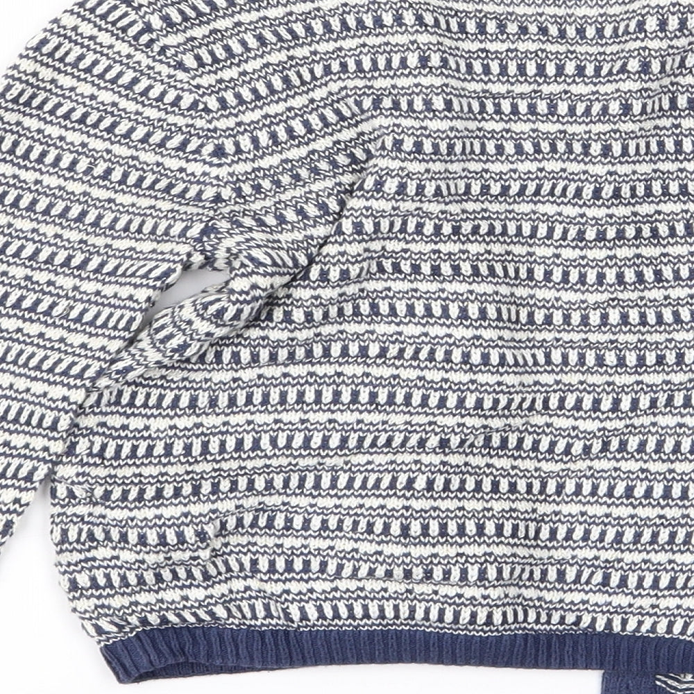 Matalan Girls Multicoloured Geometric  Cardigan Jumper Size 4-5 Years