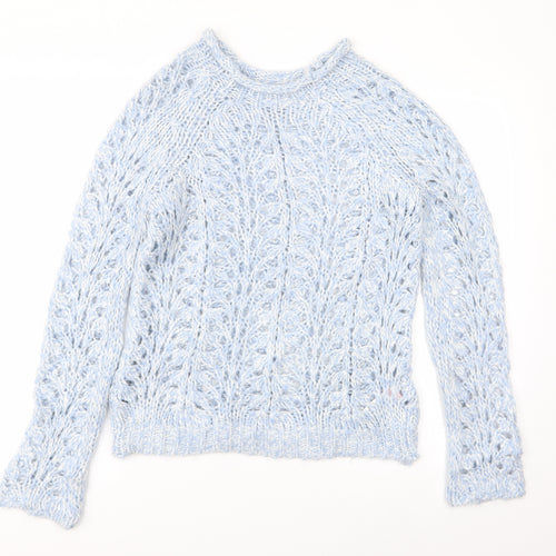Topshop Womens Blue   Pullover Jumper Size XS