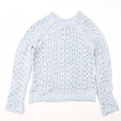 Topshop Womens Blue   Pullover Jumper Size XS