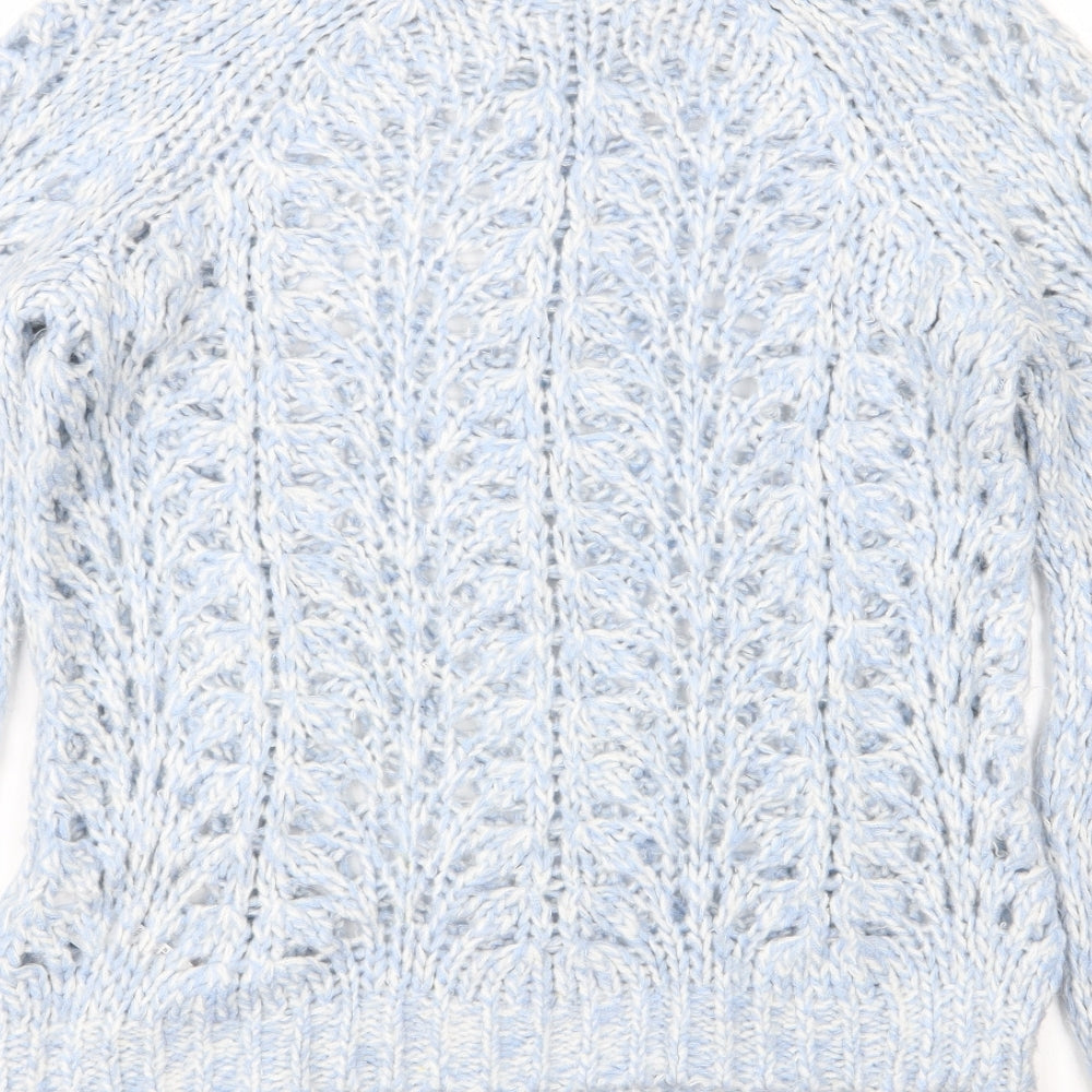 Topshop Womens Blue   Pullover Jumper Size XS