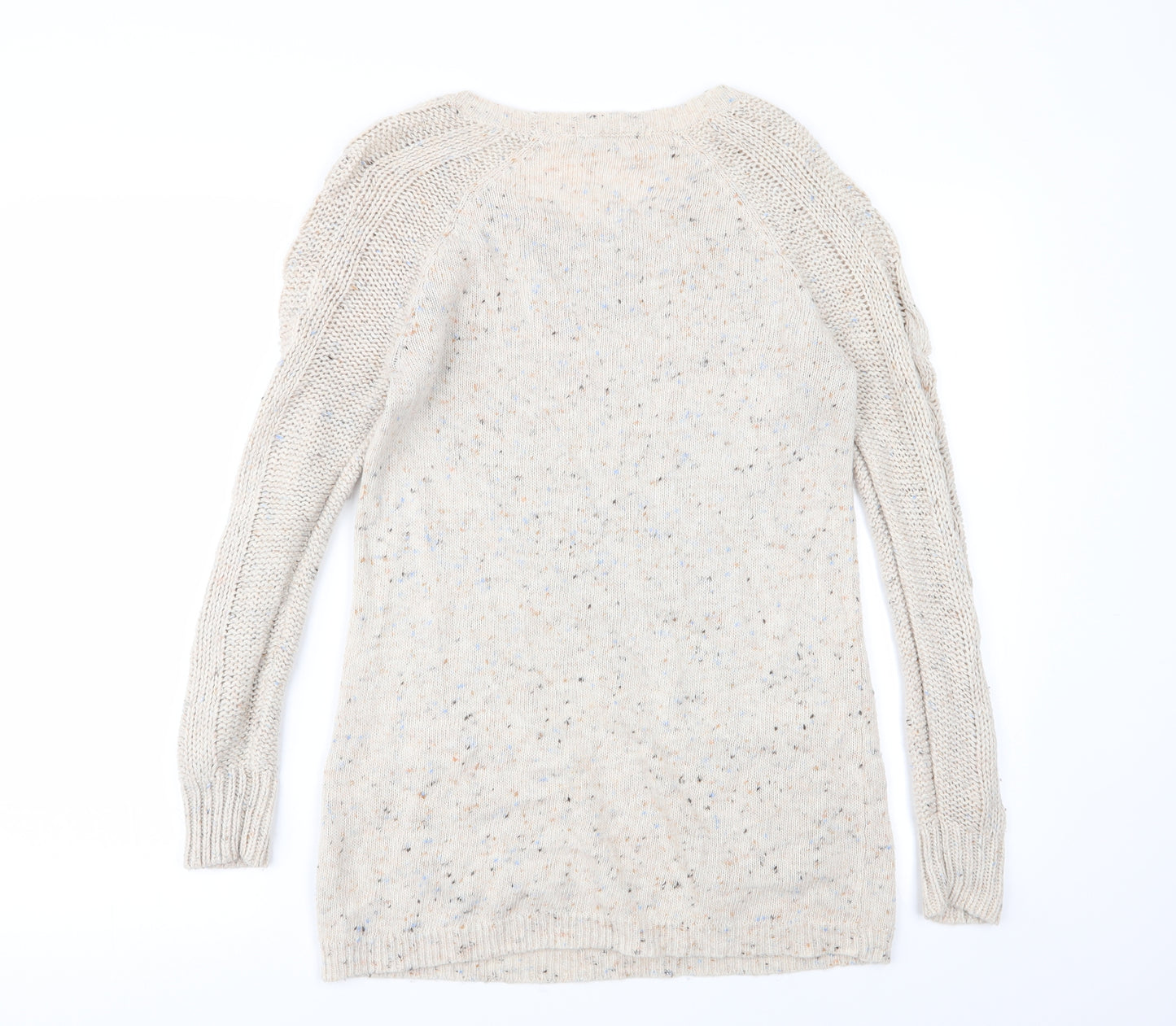 Asda George Womens Beige   Jumper Dress  Size 8