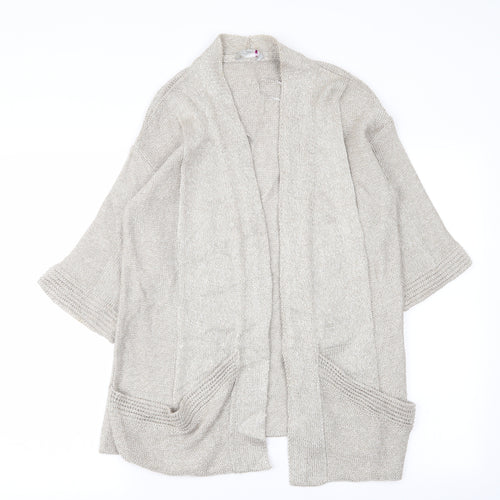 Per Una Womens Grey   Cardigan Jumper Size S