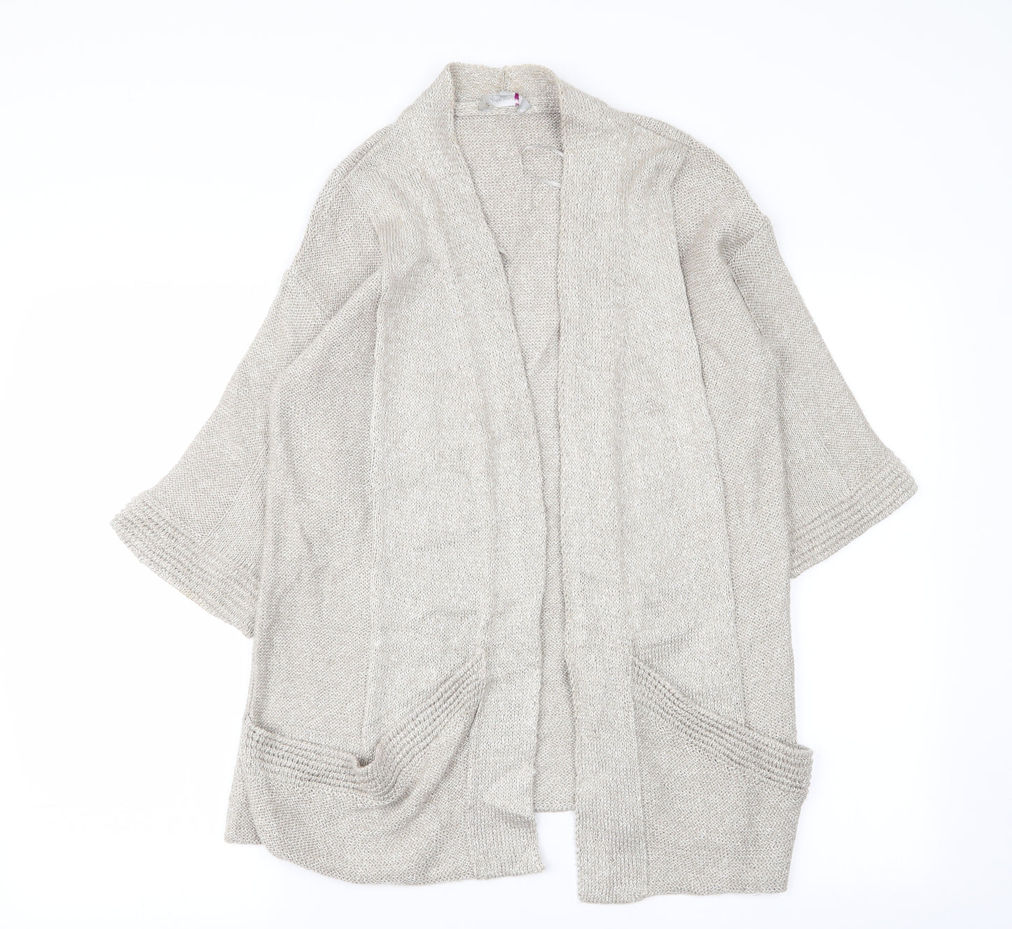 Per Una Womens Grey   Cardigan Jumper Size S
