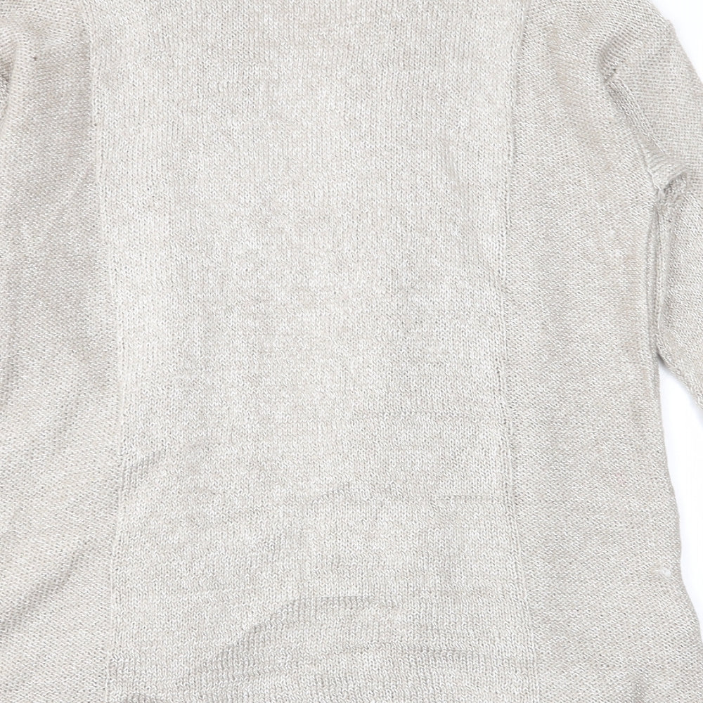 Per Una Womens Grey   Cardigan Jumper Size S