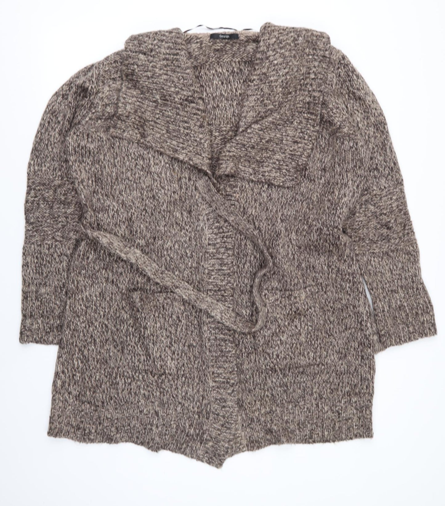 Asda George Womens Brown   Cardigan Jumper Size 22